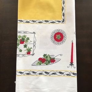 Very cute mid-century modern tablecloth